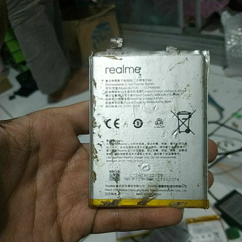 BATERAI BEKAS REALME C3/REALME 5 BLP729 baca deskripsi