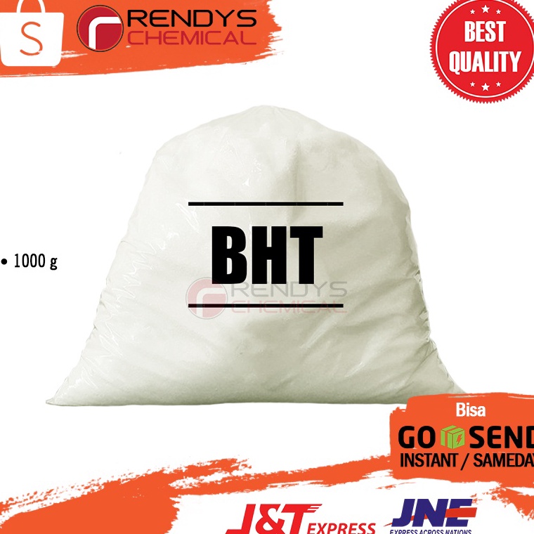 

SHI487 Dijamin Ori Butylated Hydroxytoluene BHT Antioksidant 1Kg