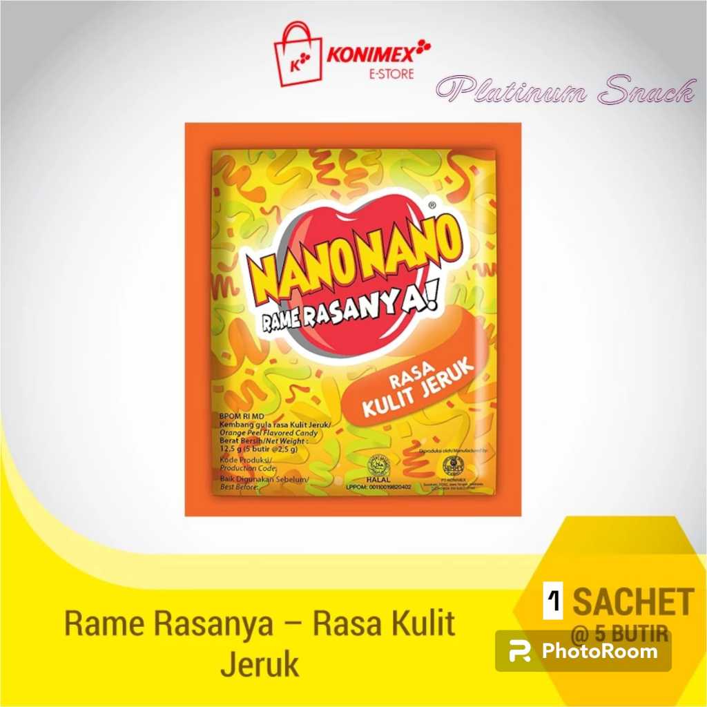 

Nano Nano Permen | Isi 1 Sachet @ 5 Butir