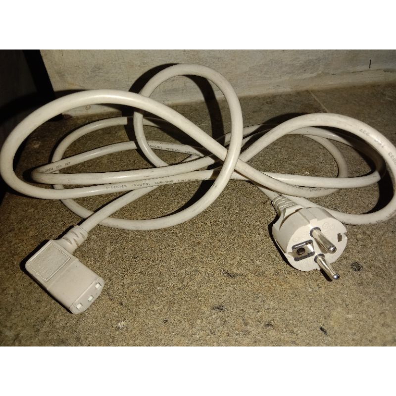 kabel fower computer colokan Listrik 3 lubang adaptor printer