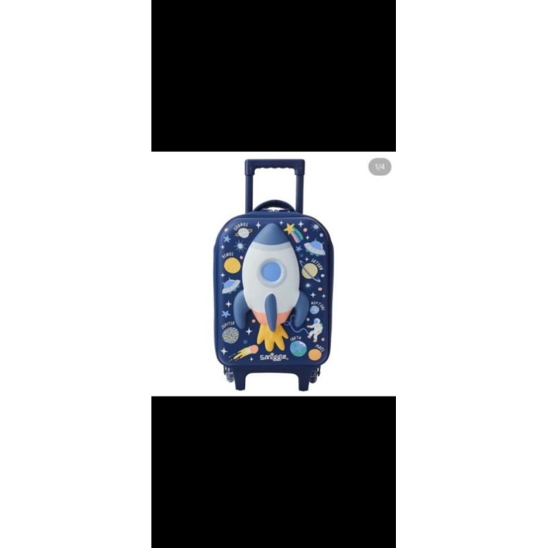 SMIGGLE glide teeny tiny hardtop trolley bag/trolley smiggle anak toddler tk