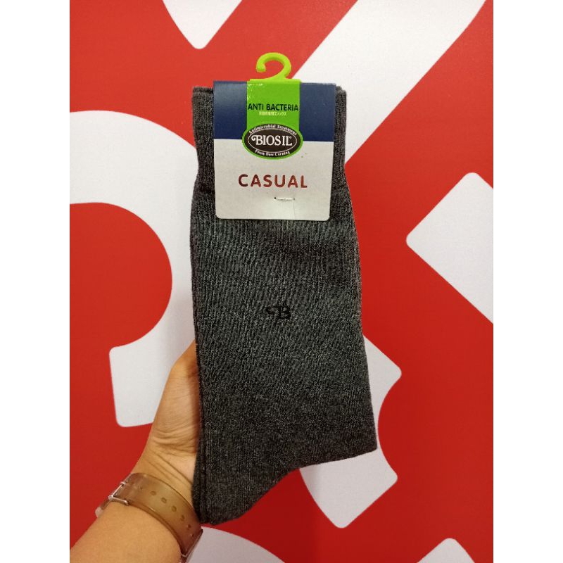 BIOSIL Casual business Sock Antibacteria | Kaus kaki Casual BIOSIL Antibacterial