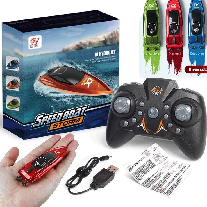 Hemat Besar Senang Terus RC Boat HC85 RC Perahu Kapal Cepat Speed Boat Mini 24G