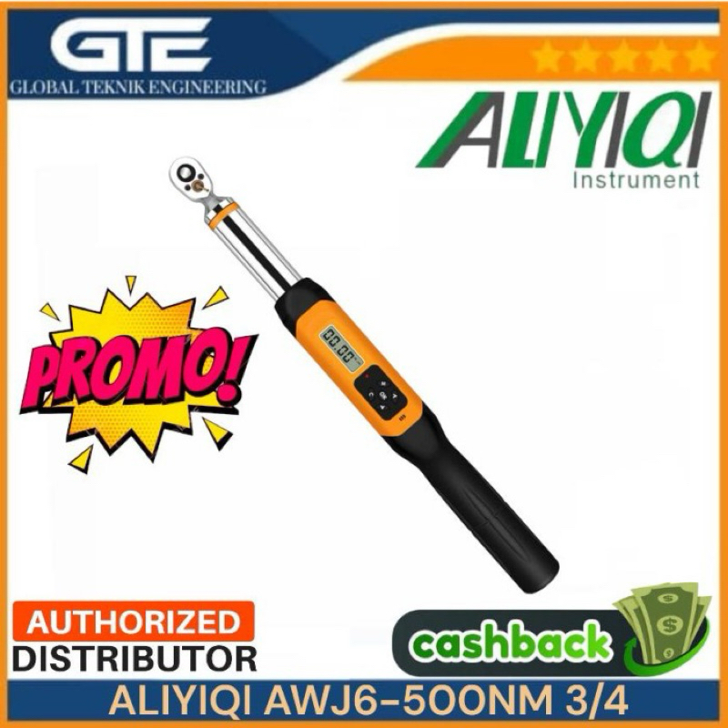 ALIYIQI AWJ6-500NM 3/4 Digital Display Torque wrench 500Nm precision