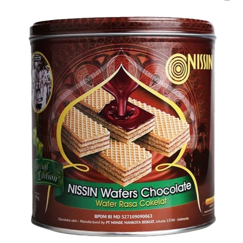 

Nissin Wafer Chocolate 267G / Nissin Kaleng 267G / Nissin Wafer choc 267G