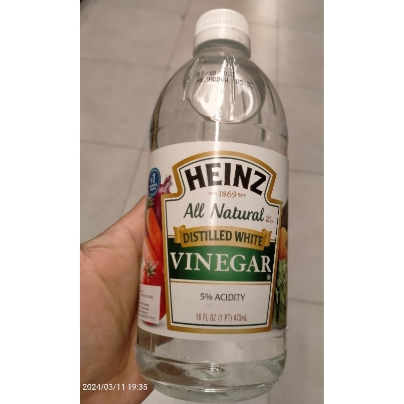 

HEINZ WHITE VINEGAR 16 oz / 475ml