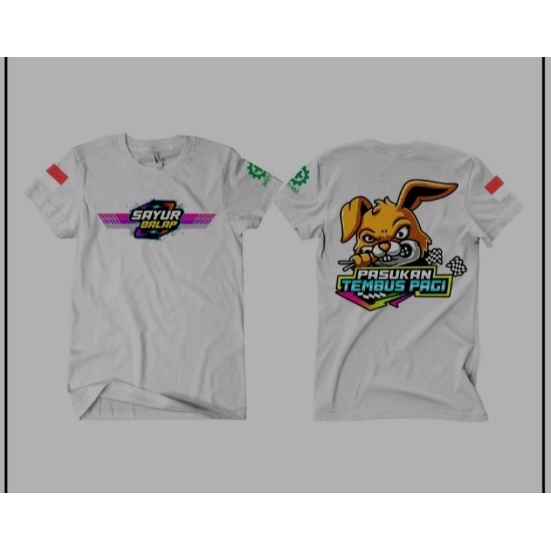 Kaos Sayur Balap (Pasukan Tembus Pagi) / Kaos Kata Kata / Kaos Keren / Kaos Viral~FreeStiker