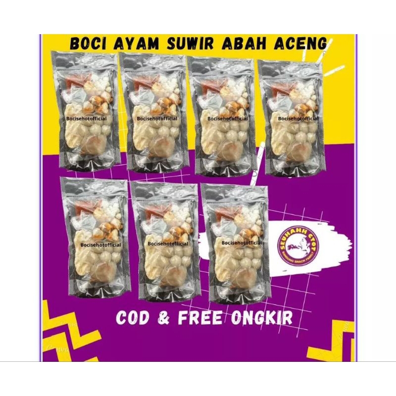 

Baso aci ayam suwir abah aceng pedasnya bikin nagih
