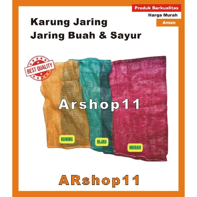 Karung Jaring 10 pcs , Keranjang Buah & Sayur , Kantong Jaring , Karung