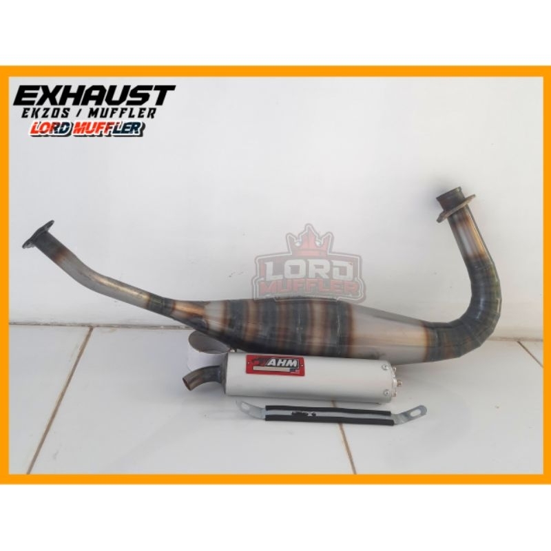 knalpot racing AHM kolong repsol rx king, rx spesial, RXZ, ninja R/RR/SS, Kawasaki KR150, Suzuki RGV