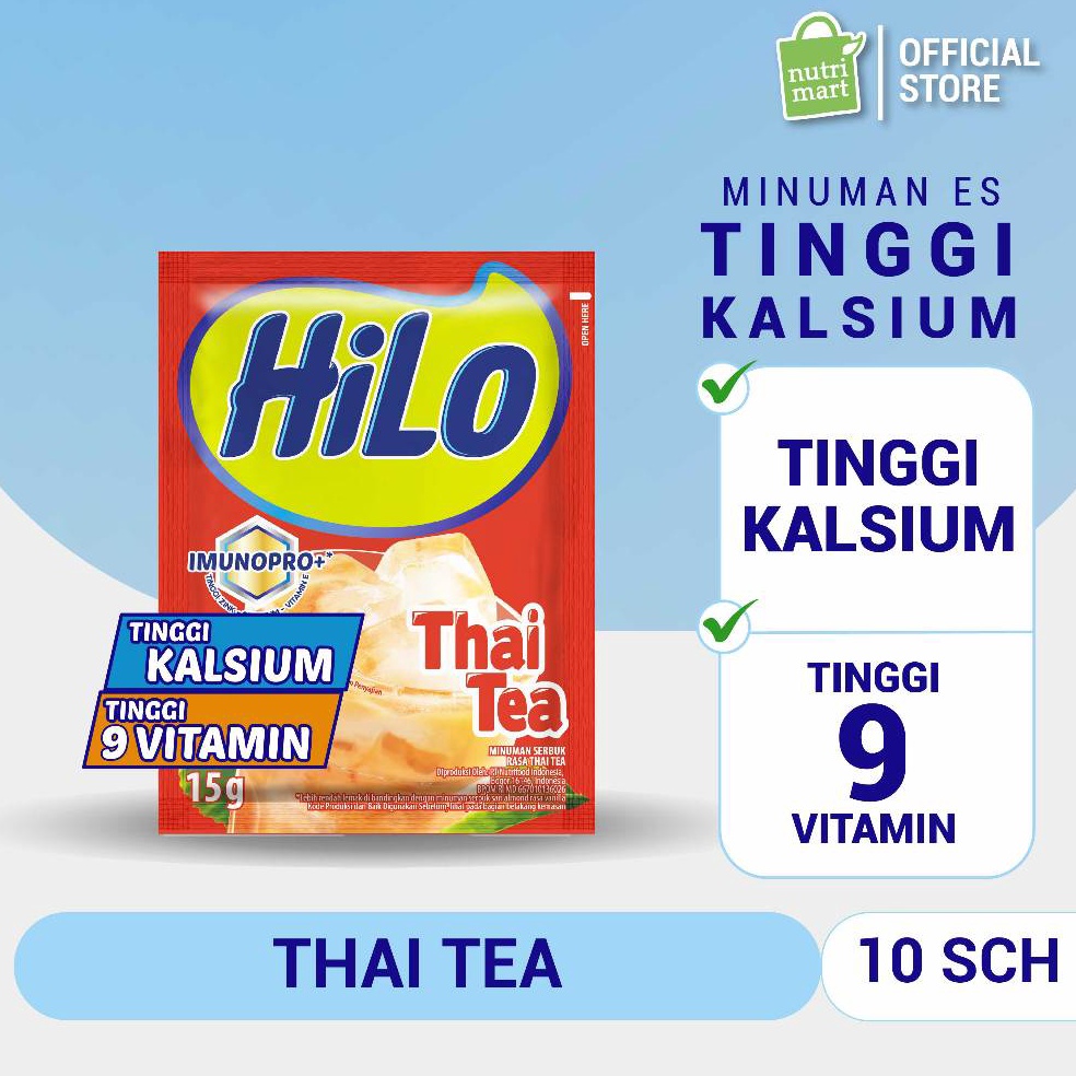 

LLS686 Ready Stok HiLo Thai Tea 1 sachet Minuman Serbuk