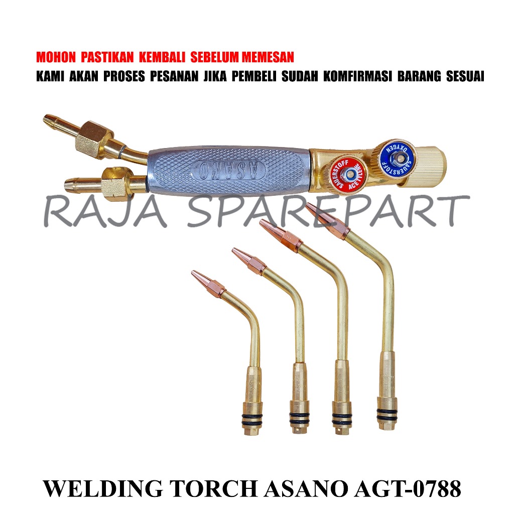WTG BLENDER LAS WELDING TORCH/GLOOR TORCH/WELDING TORCH ASANO AGT-0788