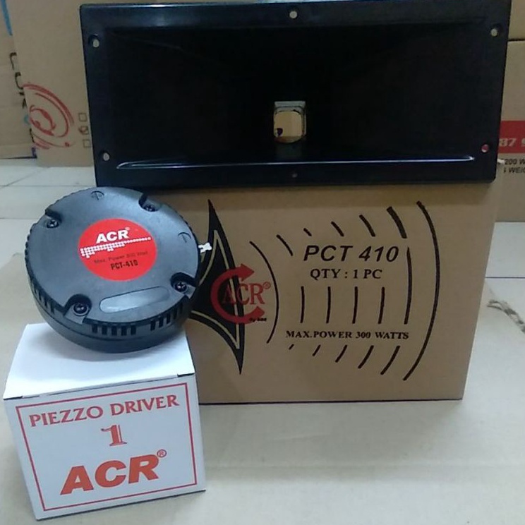 TWEETER ACR PCT 41 CORONG HORN  DRIVER PIEZZO 3 Watt 1 set Horn  Driver m Produk Premium