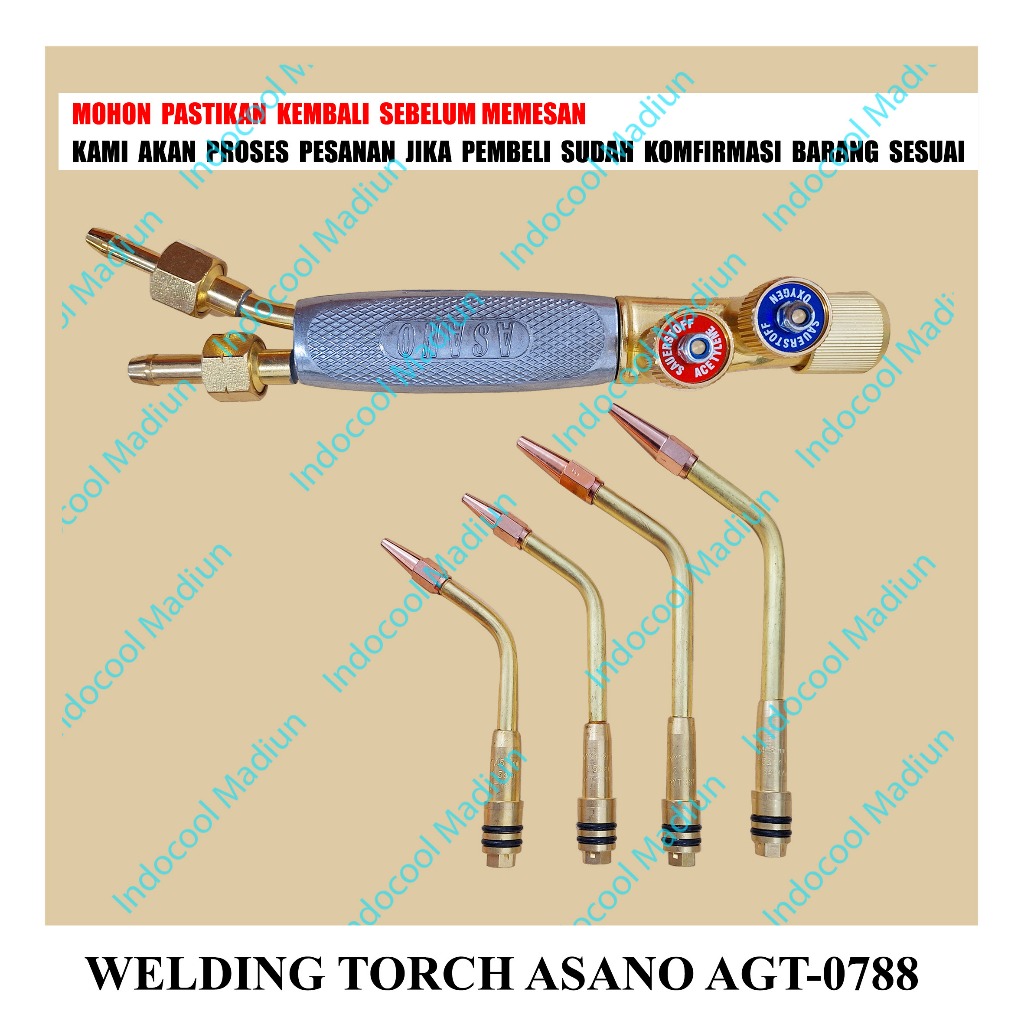 WTG GLOOR TORCH/BLENDER LAS WELDING TORCH/WELDING TORCH ASANO AGT-0788