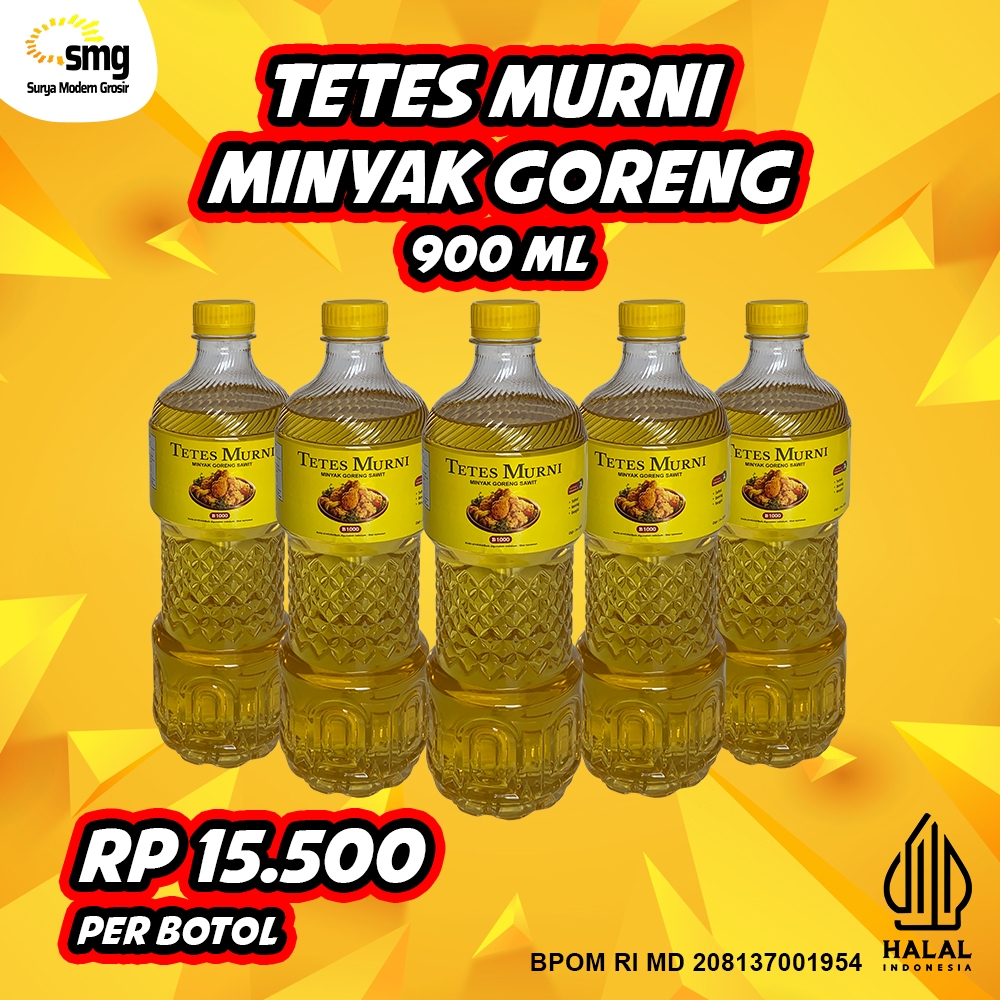 

Minyak Goreng 900 ml Tetes Murni Termurah