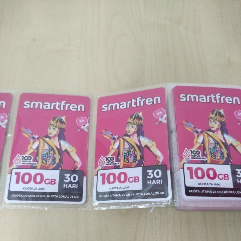 SMARTFREN VOUCHER KUOTA 100GB 24JAM TANPA PEMBAGIAN SIANG MALAM