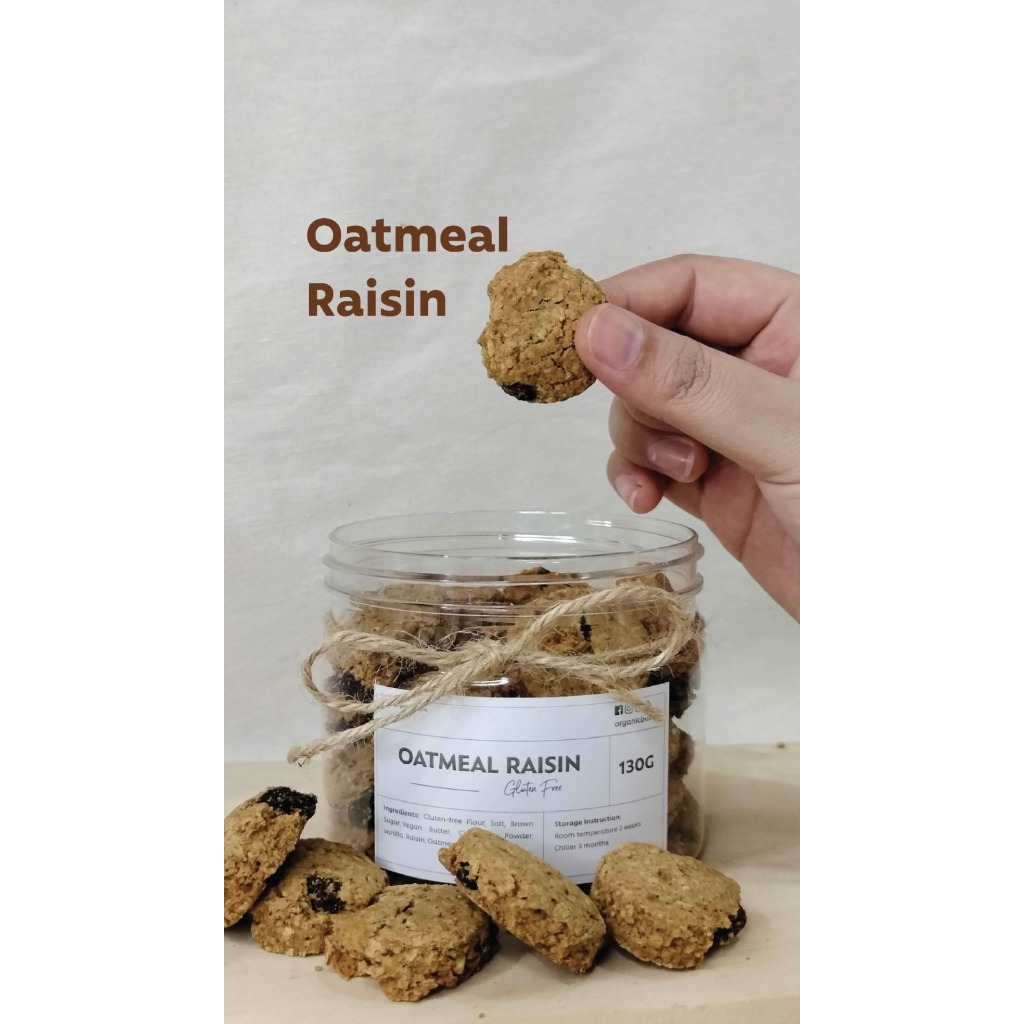 

Oatmeal Raisin Cookies Glutten Free 130Gr