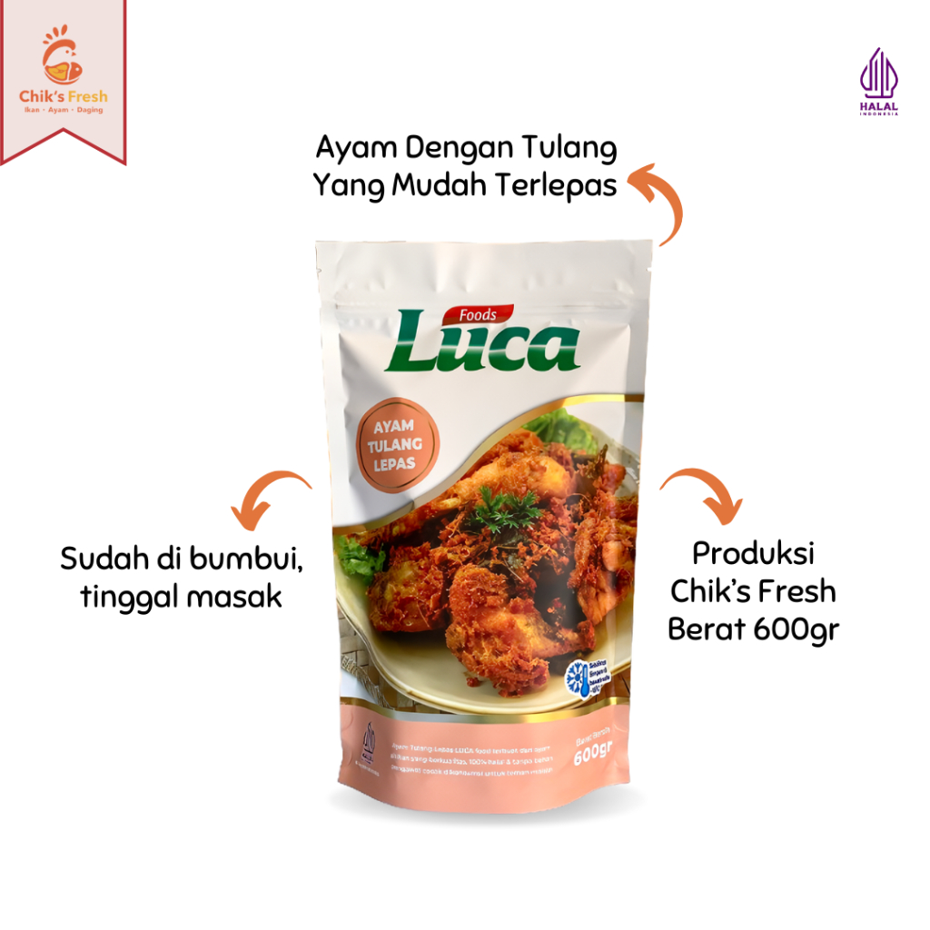 

Ayam Tulang Lepas Lucafood 700Gr