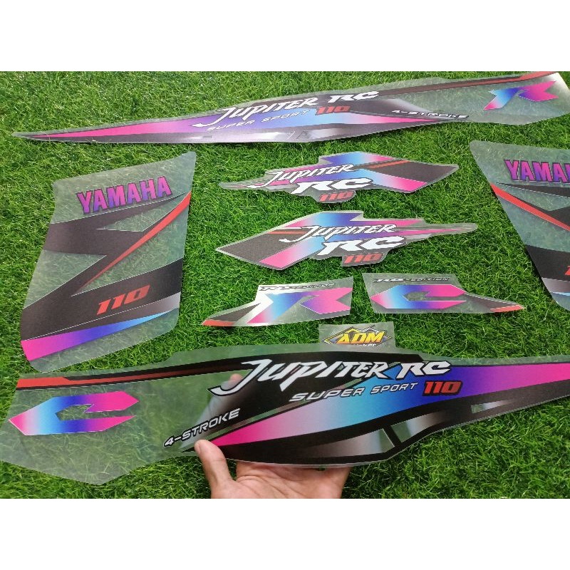 STIKER STRIPING UV TRANSPARAN JUPITER Z BURHAN /JUPITER Z OLD VARIASI RC RACING - SJZ-UV