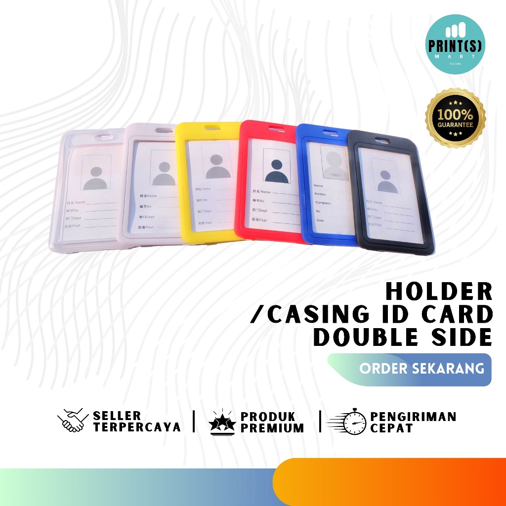 

Holder Casing ID Card Double side Flip Exclusive Doff.