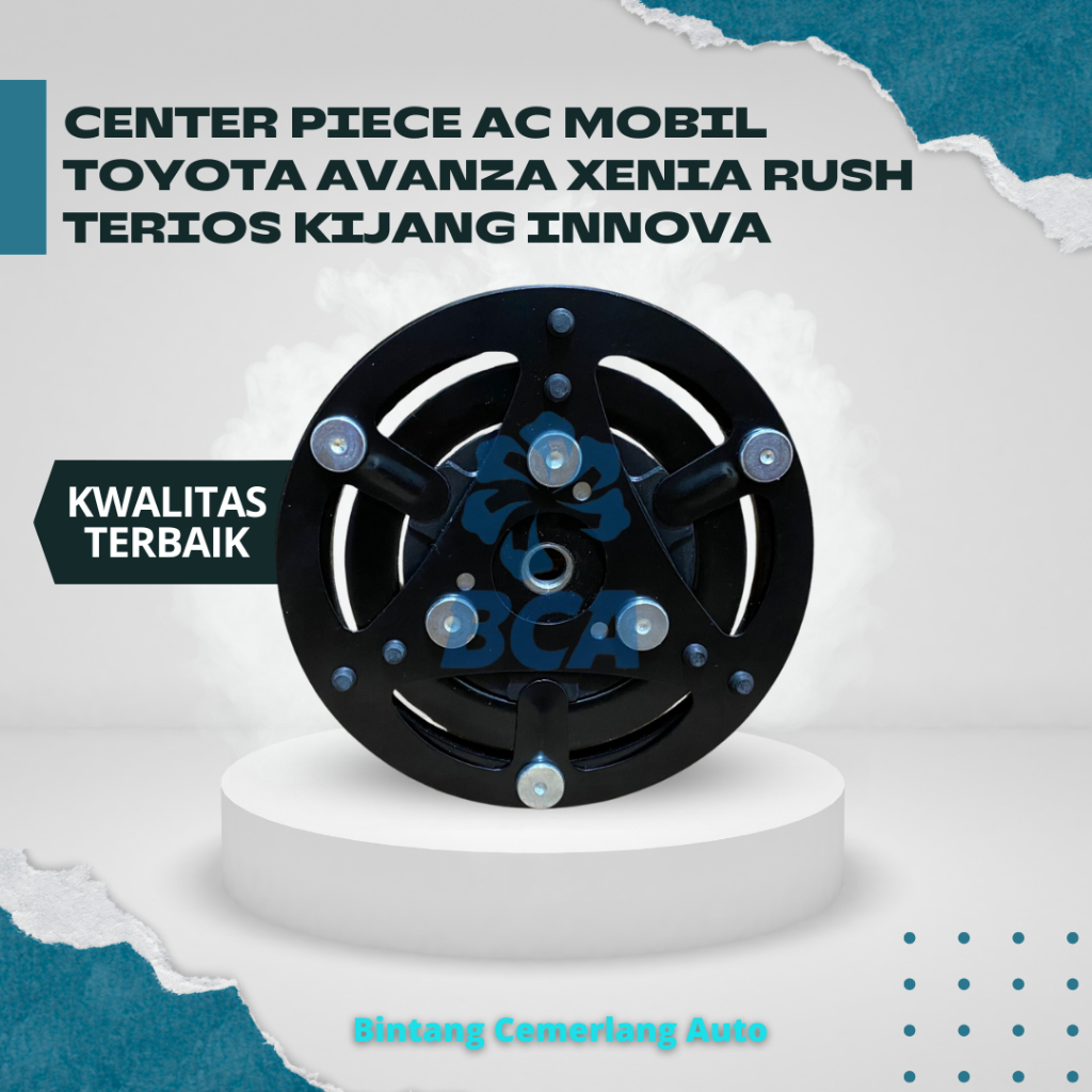 CENTER PIECE KOPLING PULLY KOMPRESOR AC Mobil Toyota Avanza Xenia Rush Terios Kijang Innova Tipe E A