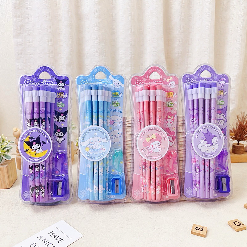 

RB PENSIL HB SANRIO SET KOMPLIT TANPA KOTAK PENSIL SUDAH DAPET SERUTAN