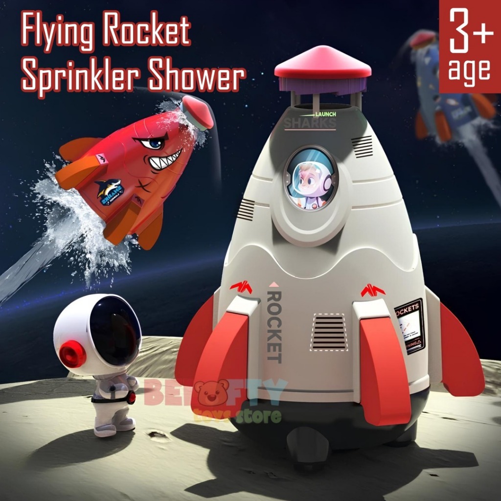 Mainan Anak Roket Air Roket Pompa Air Roket Roketan Bisa Keluar Air