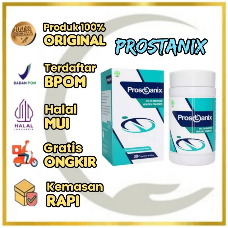 Prostanix 100% Asli Original Obat Prostat Herbal Ampuh Resmi BPOM