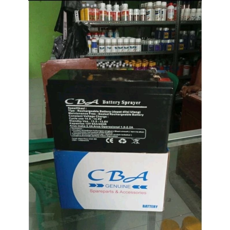 AKI CBA 8 AH BATRE CBA SPRAYER ELEKTRIK ORI
