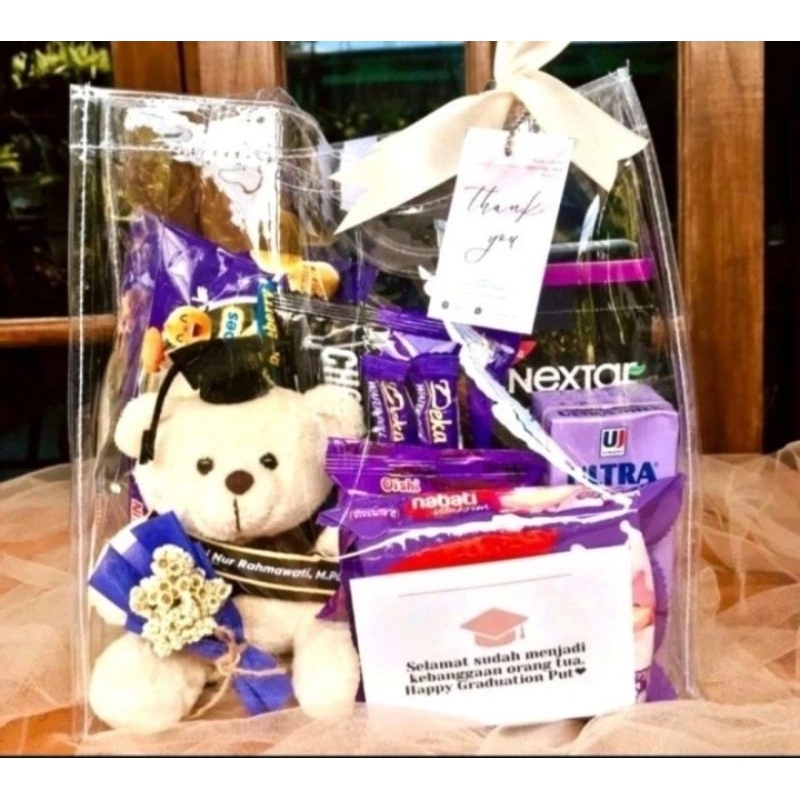 

PROMO ! TAS HAMPERS, TAS MIKA TRANSPARAN MURAH (P.20 T.20 L.10 cm)
