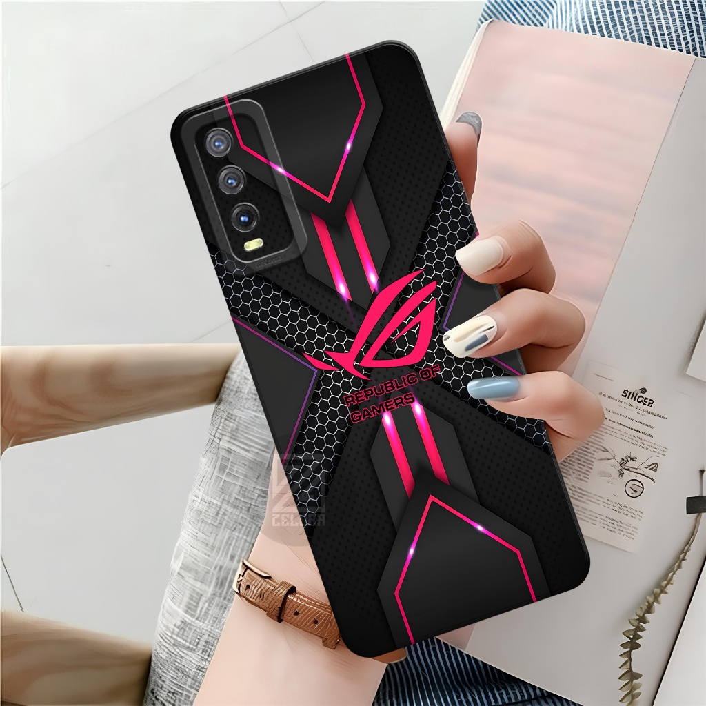 Softcase VIVO Y20 / Y12S / Y20S Terbaru - Case Motif Gamers - Case VIVO Y20 / Y12S / Y20S - Silikon 