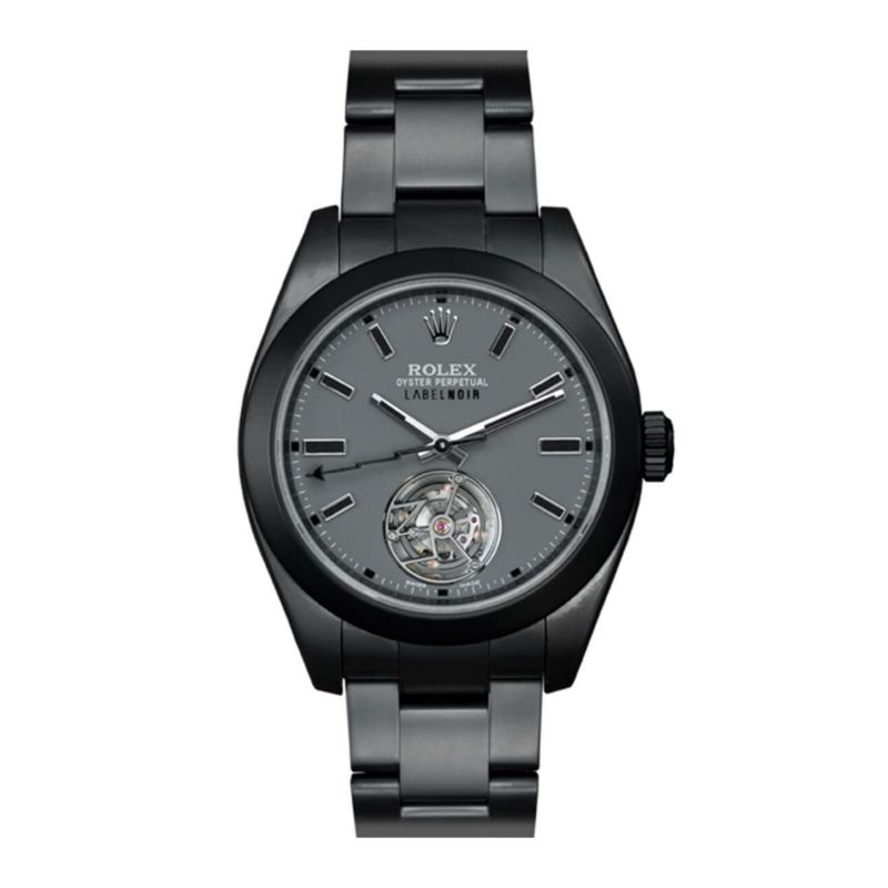 Jam tangan Automatic Swiss Tourbillon RX Labelnoir Sapphire fullset