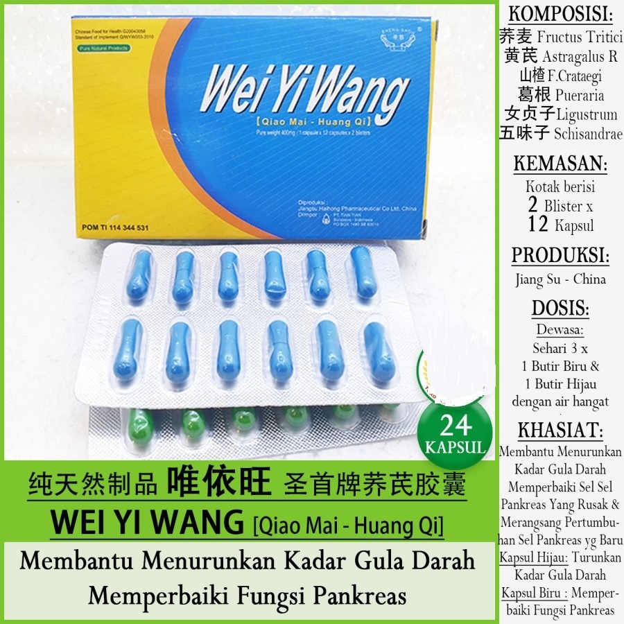 Wei Yi Wang Obat Diabetes ( Kencing Manis )