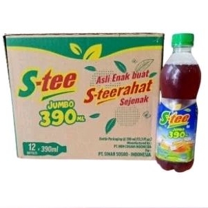 

S-tee S tee Minuman Teh Botol 390 ml isi 12 Botol (KARTON)