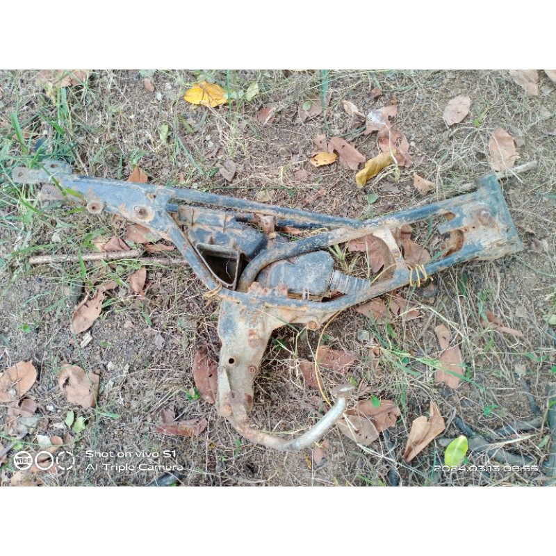 rangka frame sasis chasis hondawin 100 original bekas hondawin win100