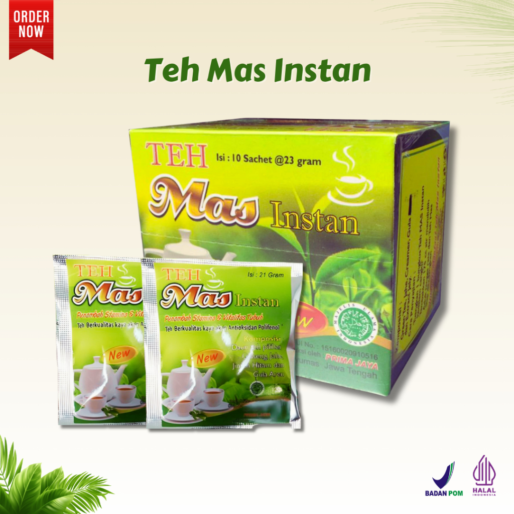 

Teh Mas Minuman Membantu Menghaluskan Kulit dan Melancarkan Pencernaan Dalam