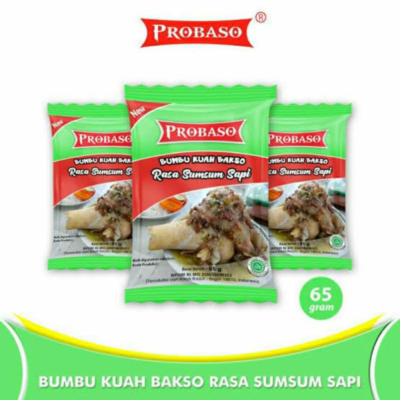 

Probaso Bumbu Kuah Bakso Rasa Sumsum Sapi 65 Gram ( isi 10 bks )