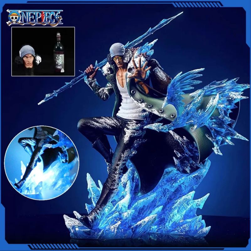 Action Figure Admiral Marine Aokiji Kuzan LX Studio Bleackbeard