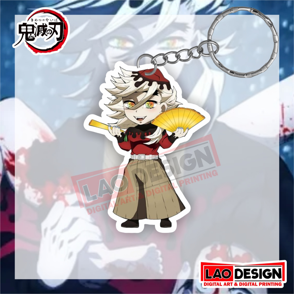 Gantungan Kunci DOUMA Demon Slayer Kimetsu No Yaiba - Gantungan Kunci Akrilik - Gantungan Kunci Anim