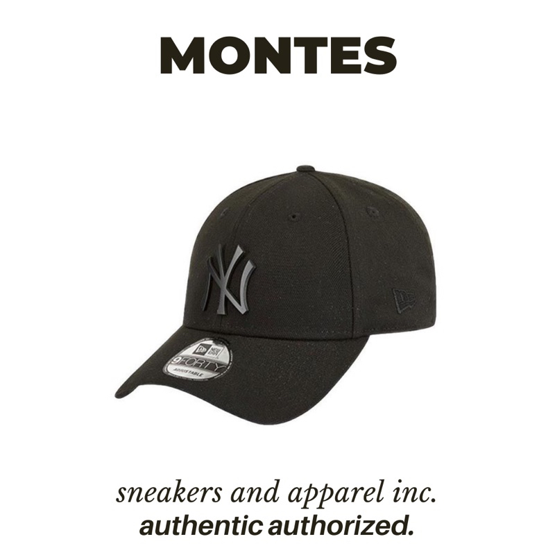 Topi New Era Original 9forty New York Yankees Metal Logo Black