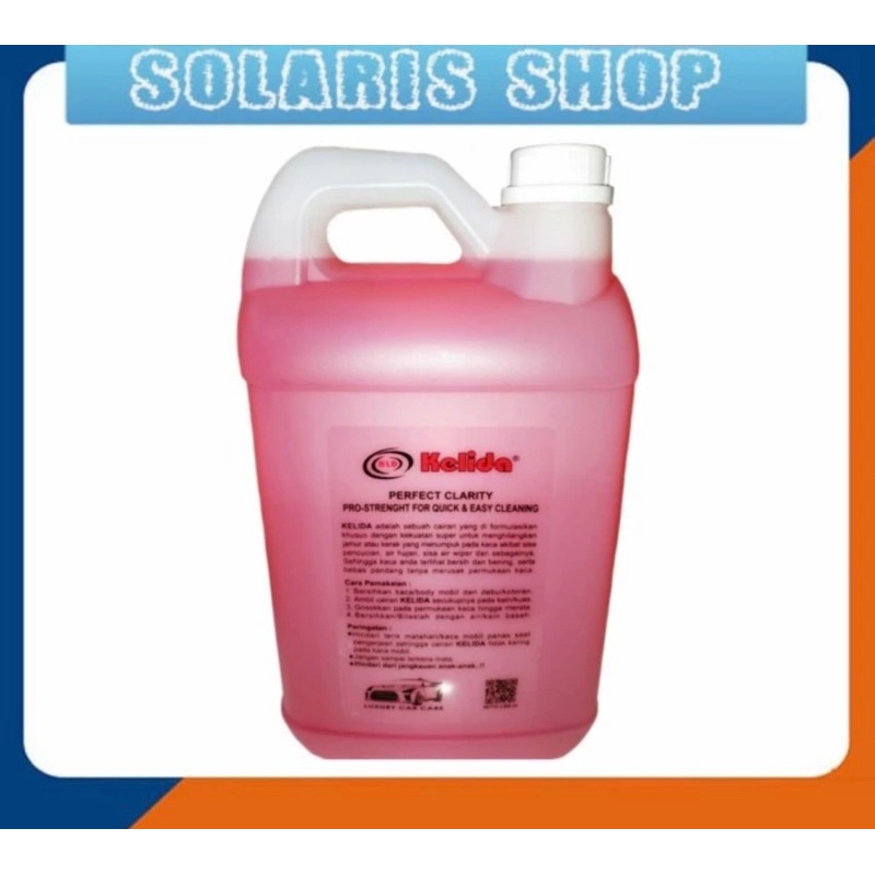 Obat Jamur Pembersih Kaca KELIDA 5L/Cairan Pembersih Kaca/Super Pembersih Jamur
