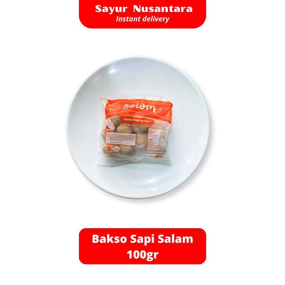 

Bakso Sapi Salam 100gr - Sayur Nusantara