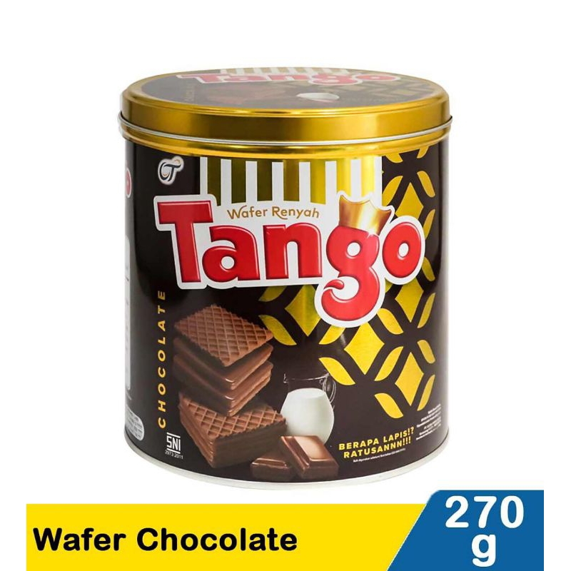 

wafer tango kaleng kemasan 270g