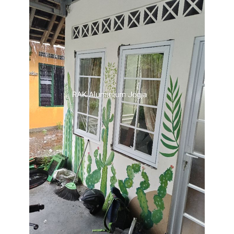 Jendela Aluminium ornamen