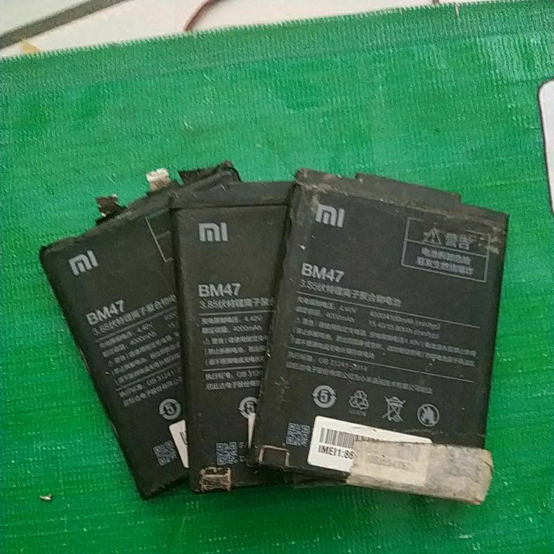 BATERAI XIAOMI REDMI 4x BM47 MINUS BACA DESKRIPSI