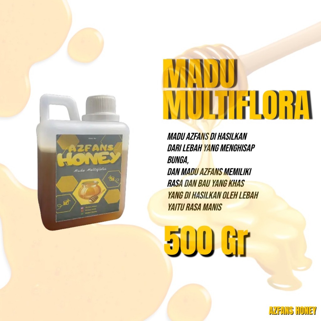

Madu murni asli multiflora Kemasan 500 Gr