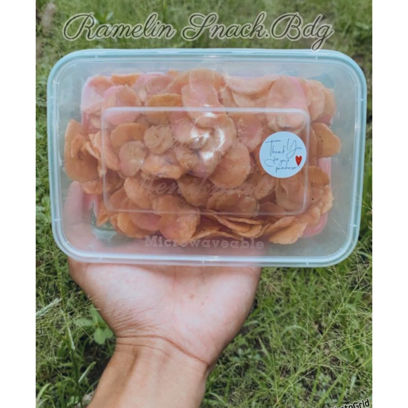 

Keripik pisang lumer rasa stoberi box