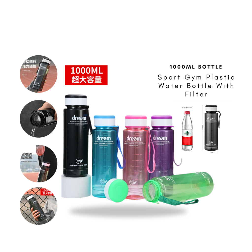 My Bottle Dream / My Dream 1000ML Infused Water 1 Liter - Botol Minum