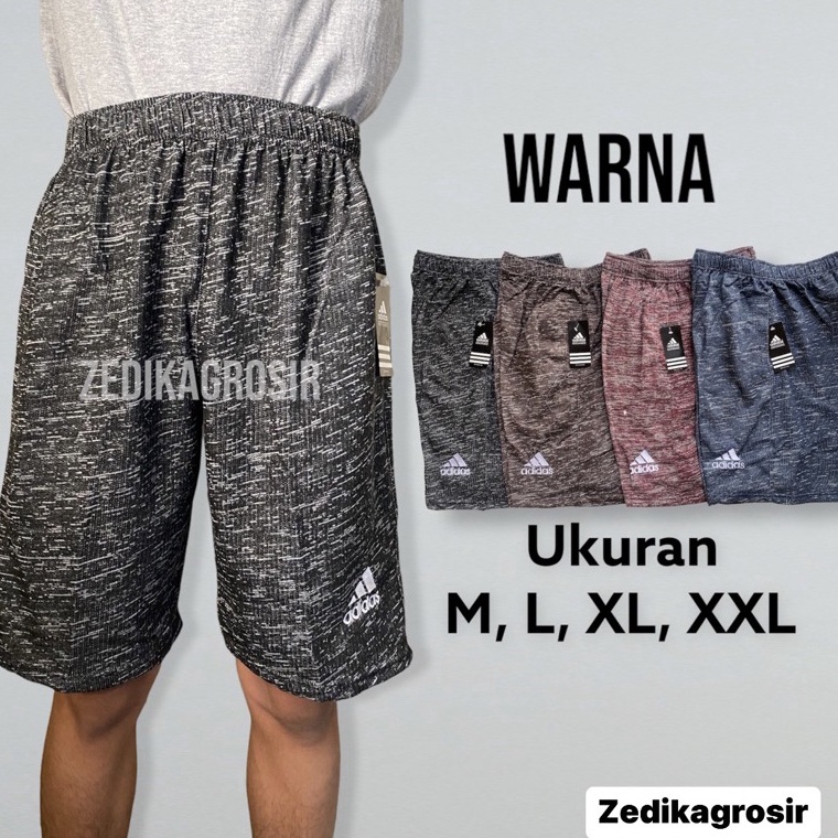 WEW119 PROMO ALE Short Pants Pria Celana Pendek Jumbo Cowok Dewasa Big Size Santai Polos Super Besar
