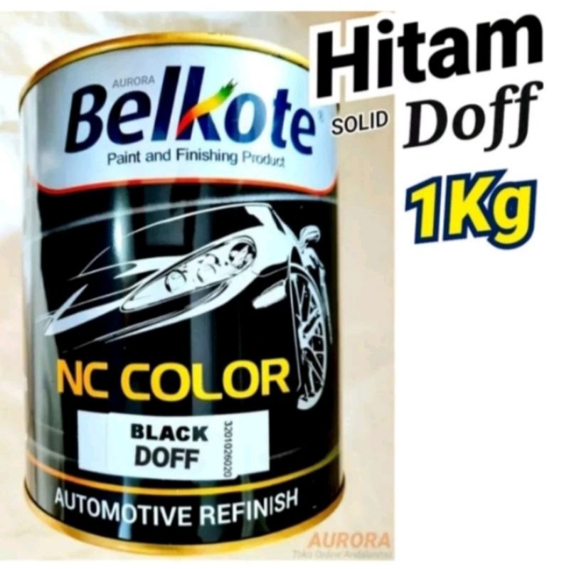 Cat Belkote Black Doff/Hitam Doff